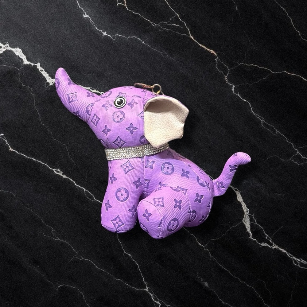 Elegant Special Print Elephant KeyChain!